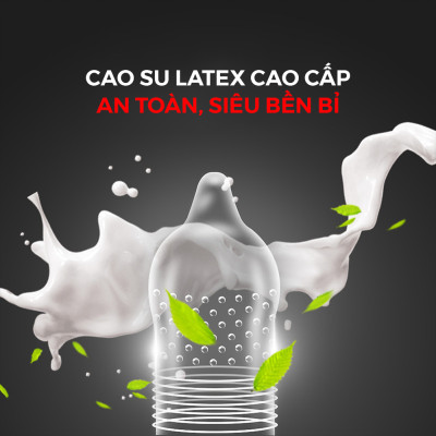 Bao cao su Shell Performax kéo dài thời gian, gân, điểm nổi - Hộp 1 cái | SHELL CHÍNH HÃNG