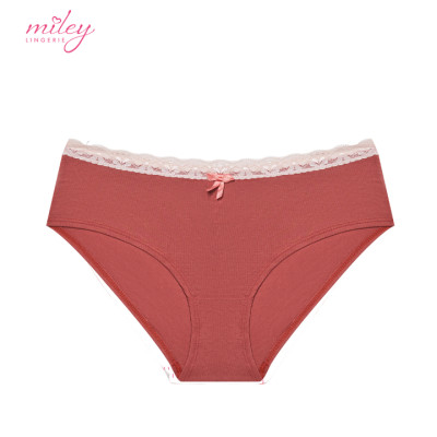 Bộ Đồ Lót Nữ Cotton Lụa Phối Ren Miley Lingerie BRC0513_FCP0511