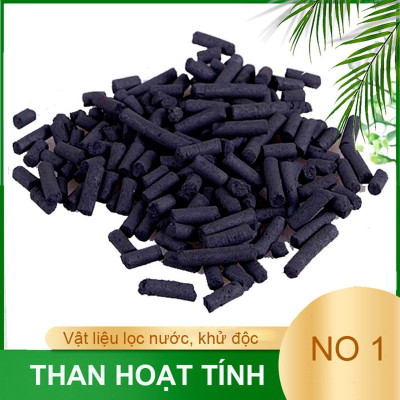 Than hoạt tính lọc nước 2KG cao cấp, lọc nước bể cá, nước sinh hoạt, giếng, công nghiệp, hồ thủy sinh, xử lý khí thải, khử độc, khử mùi ...