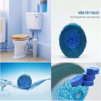  Bộ 2 vỉ 4 viên tẩy bồn cầu Hando RCB117