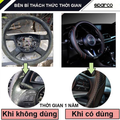 Bọc vô lăng carbon xe Hyundai I10, I20, I30, Accent, Santafe, Tucson, Kona, Getz, Avante, Elantra, Creta