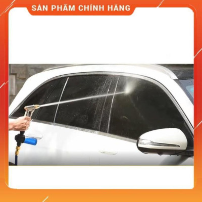 Vòi Xịt️Evoucher Bộ dây vòi xịt nước rửa xe, tưới cây , tăng áp 3 lần, loại 20m 206701-2 đầu đồng, cút đồng