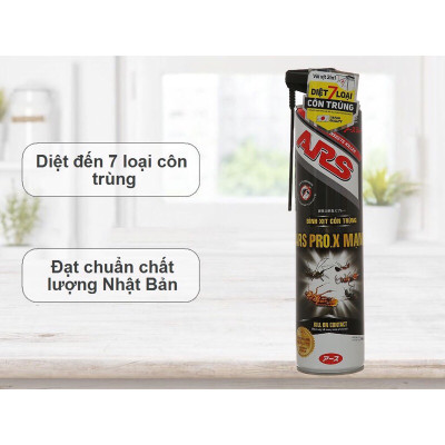 Chai xịt muỗi, kiến, gián, côn trùng ARS không mùi siêu mạnh diệt mọi côn trùng
