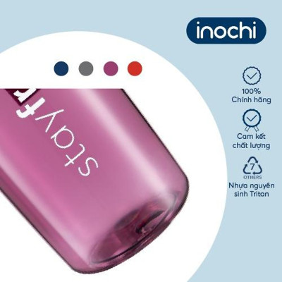 Bình Nước Thể Thao Kita Active Sản Xuất Theo Tiêu Chuẩn Nhật Bản An Toàn Cho Người Dùng- Chính hãng inochi ( Tặng kèm khăn lau đa năng pakasa)