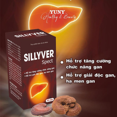 Viên Uống Sillyver Spect Hộp 30 Viên Giúp Hỗ Trợ Bảo Vệ Gan, Tăng Cường Chức Năng Giải Độc Gan