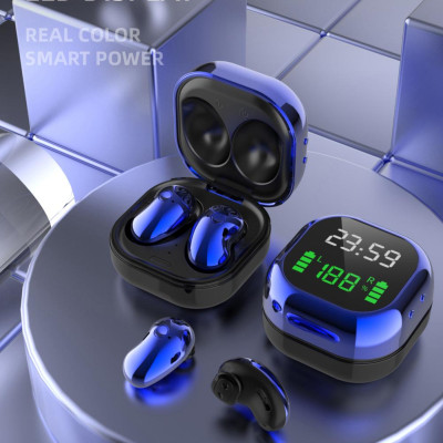 CINCATDY Tai Nghe Bluetooth Earbuds Gaming Headset True Wireless Headphone Dock Sạc có Led Báo Pin Kép S6 PLUS