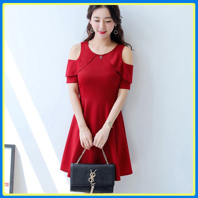 Đầm công sở dự tiệc dạo phố QK13 - Đầm nữ dự tiệc - Đầm dáng xòe