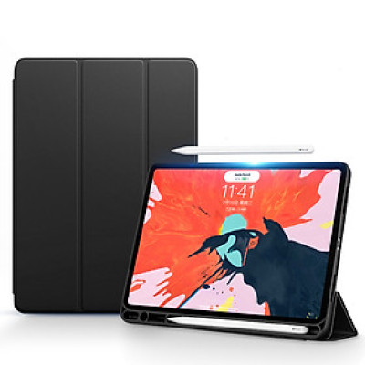 Bao da dành cho iPad Pro 12.9 inch 2018 ESR Rebound Pencil Slim Smart Case (Có khe cắm bút Apple Pencil) - Hàng Nhập Khẩu