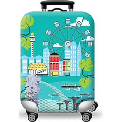 Túi bọc bảo vệ vali -Áo vỏ bọc vali - Du Lịch Singapore