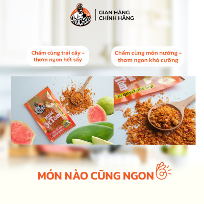 Combo 5 Gói Muối Ớt Tôm Ông Chà Và 15g Tiện Lợi – Hàng Chính Hãng