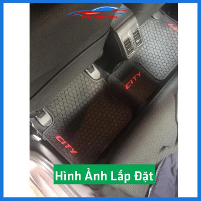 Lót sàn ô tô cao su City 2015-2016-2017-2018-2019-2020-2021-2022 không mùi chống trơn trượt