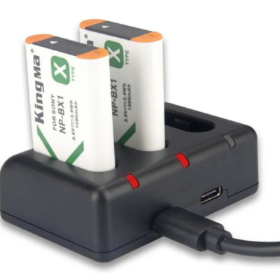 Sạc ba Kingma for Sony NP-BX1 - Hàng chính hãng