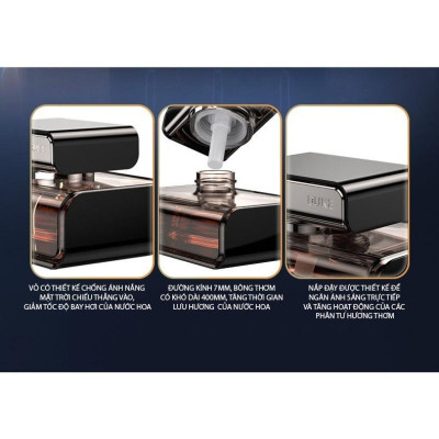 Nước hoa ô tô Duke chính hãng nhập khẩu 50ml - 100% chiết xuất từ thiên nhiên chống say xe, khử mùi