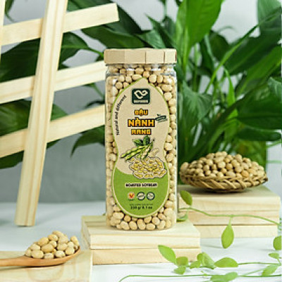 Đậu nành rang 230g/ Non GMO/ DGfoods/ HVNCLC/ đặc sản cần thơ, Ăn chay được