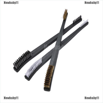 Combo 3 Bàn Chải 2 Đầu Chuyên Dùng Đánh Lốc Máy, Vệ Sinh Sên Xe