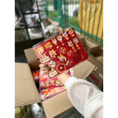 Bộ 72 Dây Treo Trang Trí Tết Hình Rồng -Trang Trí Chậu Cây Năm Mới, Dây Treo Cành Mai, Cành Quât, Cành Đào Cho Mọi Nhà - HÀNG CHÍNH HÃNG MINIIN