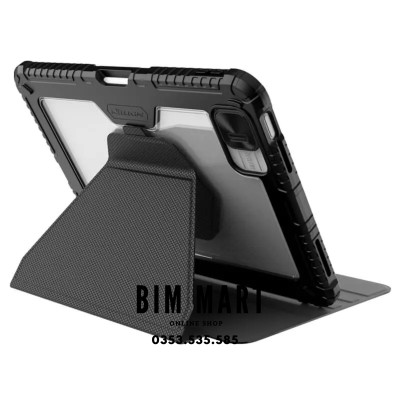 Bao da dành cho iPad 10.9 2022 (Gen 10) Nillkin Bumper SnapSafe ( Kèm Khay Bút - Nắp Gập Tháo Rời ) - Hàng Nhập Khẩu