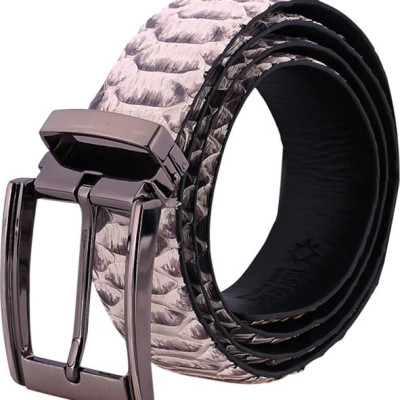 Thắt Lưng Nam Da Trăn VIP Đầu Kim Huy Hoàng HT4326 - Da Nguyên Thủy