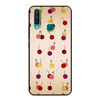 Ốp Lưng in cho Vivo Y12 Mẫu Anh Đào - Hàng Chính Hãng