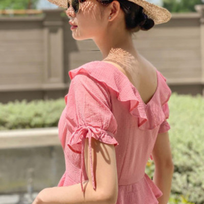 Bi Pink Dress - Hồng