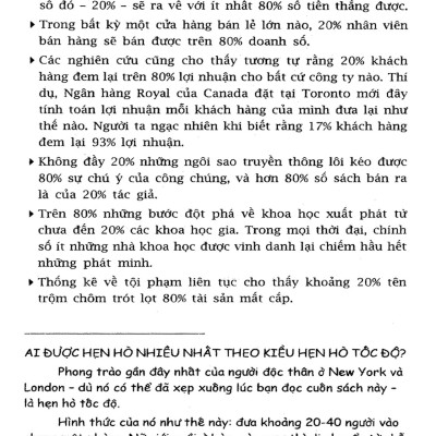 Sống Theo Phương Thức 80/20 _TRE