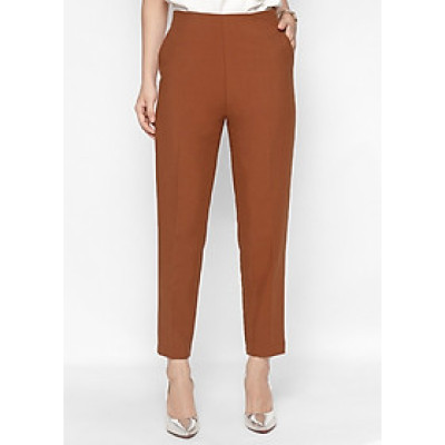 Quần Dài Không Li De Leah - Cam Nâu