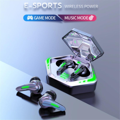 CINCATDY Tai Nghe Bluetooth V5.0 Earbuds Gaming Headphone True Wireless Headset MD128 - Hàng Chính Hãng