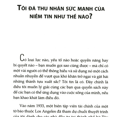 Sức Mạnh Niềm Tin - FN