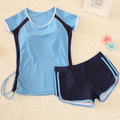 Đồ Bơi Hai Mảnh Thể Thao Trẻ Trung AT219 Áo Tắm Đa Năng Women Short Swimwear Set For Swimming And Sports