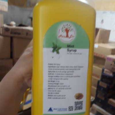 Siro Bạc Hà Maulin (MauLin Mint Syrup) chai 2,5kg - Nguyên liệu pha chế trà sữa hương thơm hảo hạng