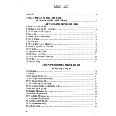 Sách - Bài Tập Và Trò Chơi Phát Triển Trí Tuệ Toán Lớp 4 - Dùng Chung Cho Các Bộ SGK Hiện Hành - Hồng Ân