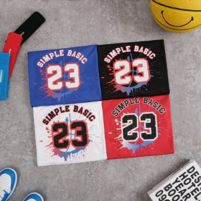 Áo ba lỗ tanktop thể thao bóng rổ 23 premium, vải siêu nhẹ, thoáng mát, thấm hút mồ hôi tốt, màu trắng