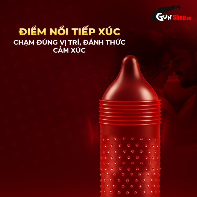 Bao cao su Shell Performax 6 in 1 - Kéo dài thời gian - Hộp 1 cái