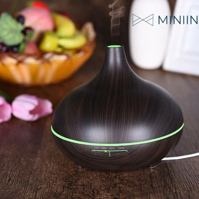 Máy Xông Tinh Dầu Cao Cấp Bầu Tiên Sang Trọng Siêu Âm 550ml - Giúp Khuếch Tán Tỏa Hương Thơm Phòng Ngủ- Nhà Hàng-Khách Sạn- Spa- Tặng Kèm Điều Khiển - Hàng Chính Hãng MINIIN