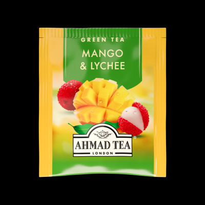 TRÀ XANH AHMAD ANH QUỐC - VẢI & XOÀI (40g) - Mango & Lychee - Sự kết hợp mang hương vị nhiệt đới
