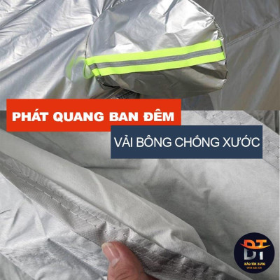 Bạt che kín bảo vệ xe ô tô Hyundai Tucson tráng bạc cao cấp, vải bông chống xước 3 lớp vải dù Oxford , bạt oto