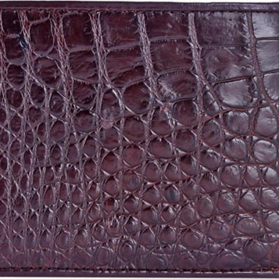 HC2201-02-03-40 - Bóp nam Huy Hoàng da cá sấu da bụng màu đen, nâu đỏ, vàng bò, nâu đất