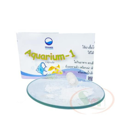 Bột xử lý cá tép chết lai rai Pranee Aquarium 1 ức chế diệt sát khuẩn nấm bể cá tép cảnh