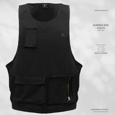 Áo Khoác RANV RBAE ARMY UTILITY Đen