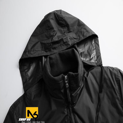Áo Khoác Dù Nam Có Nón Tháo Rời Hai Lớp Lót Xịn Chống Nắng Chống Gió Lạnh Cao Cấp AD58 - ShopN6 (Nhiều Màu)
