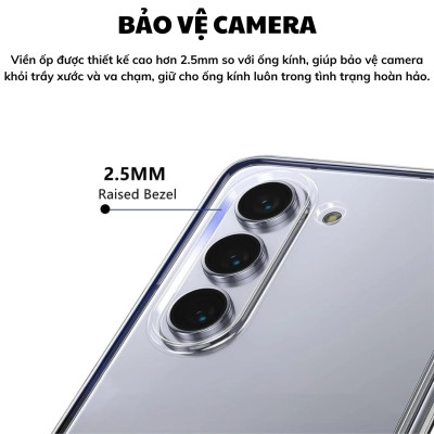 Ốp lưng trong suốt siêu mỏng chống ố vàng cho Samsung Galaxy Z Fold 6 5G Likgus Penone bảo vệ 360 độ màn phụ và mặt lưng (Tặng bút cảm ứng) - Hàng nhập khẩu