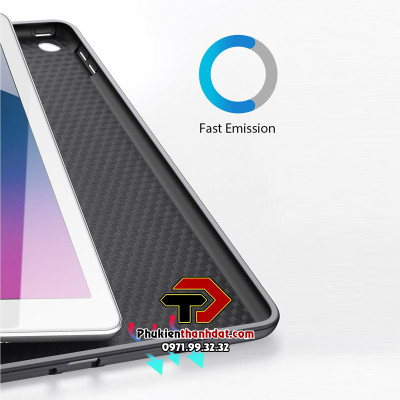 Bao da chống sốc cho iPad 10.2 2021 (iPad Gen 9) chính hãng Dux Ducis Domo có ngăn để bút -  Hàng chính hãng