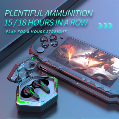 CINCATDY Tai Nghe Bluetooth V5.0 Earbuds Gaming Headphone True Wireless Headset MD128 - Hàng Chính Hãng