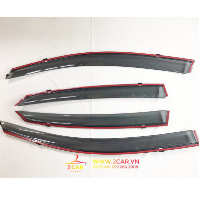 Vè Che Mưa Xe Hyundai Accent 2018- 2021, 2022 chỉ mạ crom cao cấp