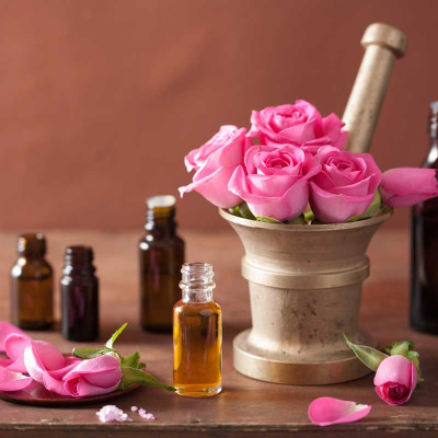 Tinh dầu hoa Hồng 100ml Mộc Mây - tinh dầu thiên nhiên nguyên chất 100% - chất lượng và mùi hương vượt trội
