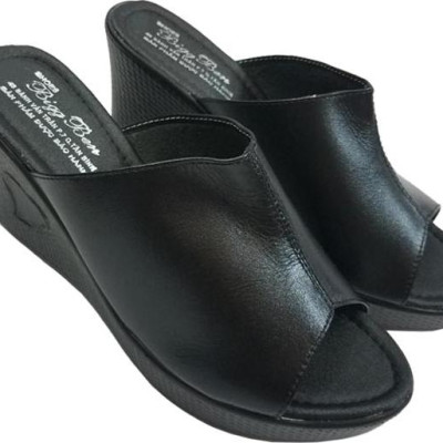 Dép Nữ Đế Xuồng BIGGBEN Da Bò Thật DX3