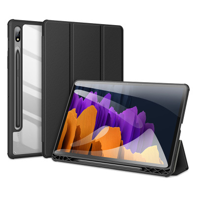 Bao da chống sốc cho SamSung Galaxy Tab S8 có ngăn đựng bút chính hãng Dux Ducis Toby - Hàng chính hãng