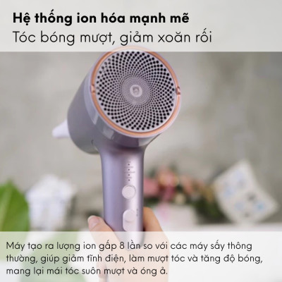 Máy sấy tóc ion PHILIPS 1800W BHD720 | Hàng Chính Hãng