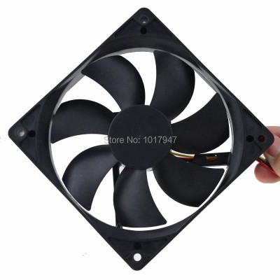 1 Bộ Quạt Tản Nhiệt Không Chổi Than 12v 3p 120mm 120x25mm 12025 Fg Dc