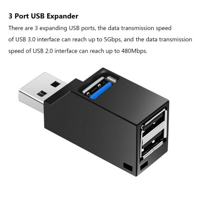 Hub chia 1 ra 3 cổng USB - Giao Màu Ngẫu Nhiên - Hàng nhập khẩu